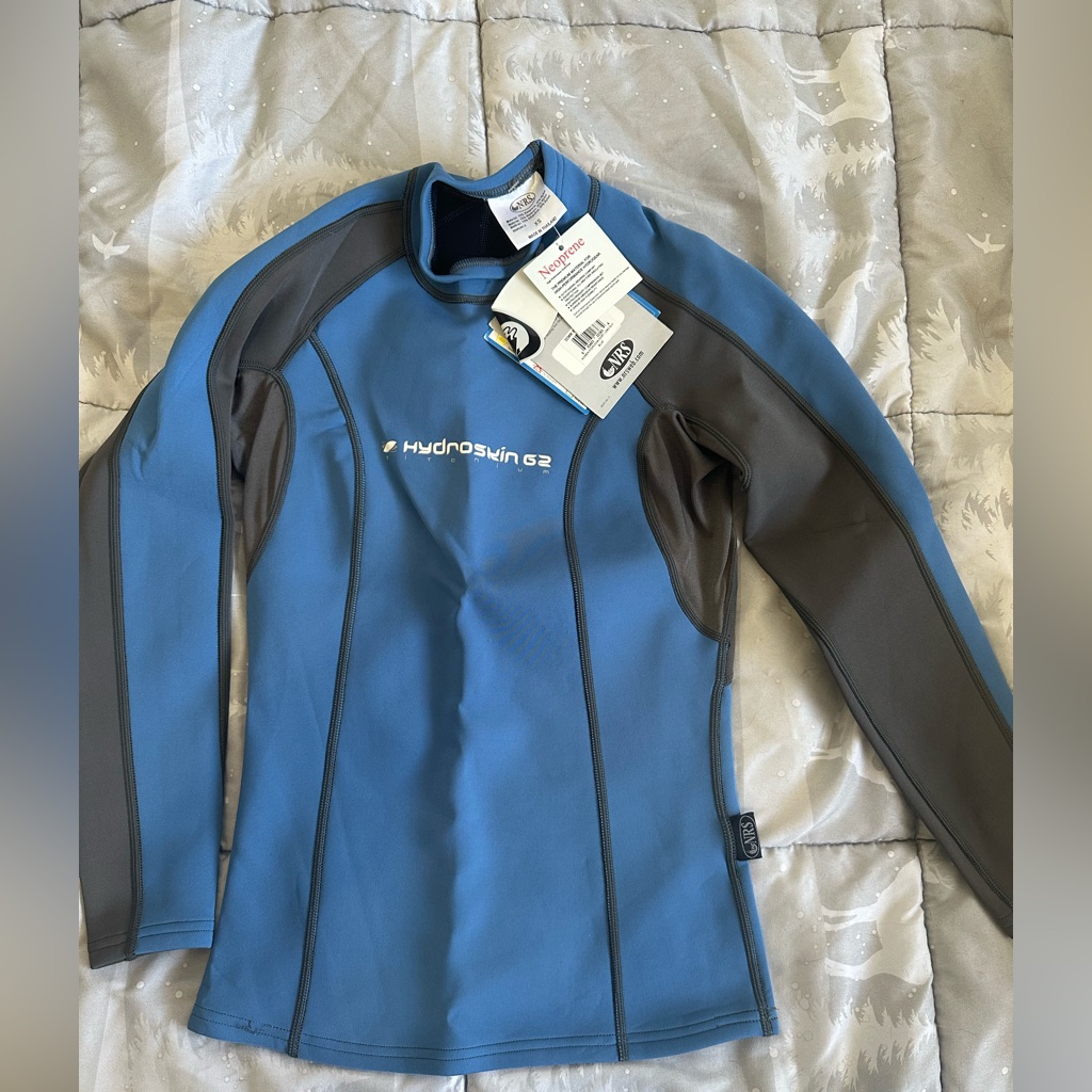 Hydroskin G2 Blue And Gray Long Sleeve Top